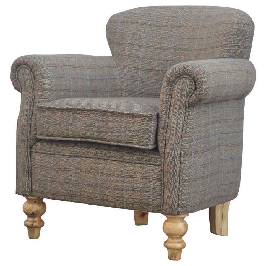 in119 multi tweed armchair