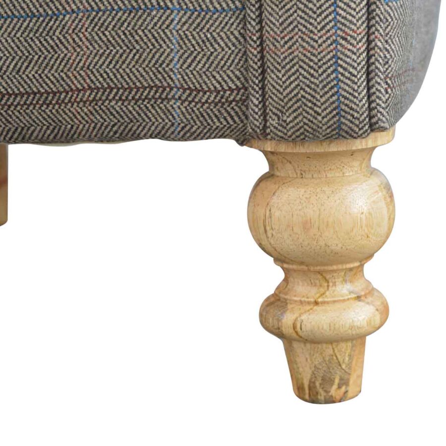 in119 multi tweed armchair