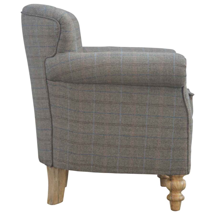 in119 multi tweed armchair