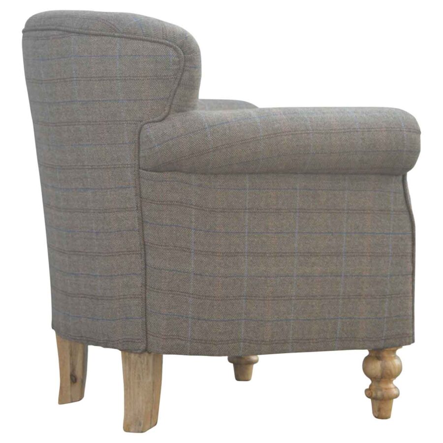 in119 multi tweed armchair