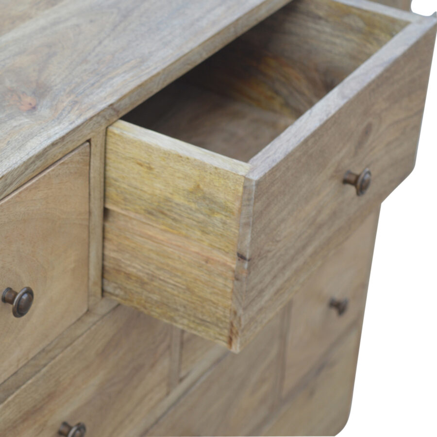 in144 scandinavian styled solid wood multi drawer cabinet