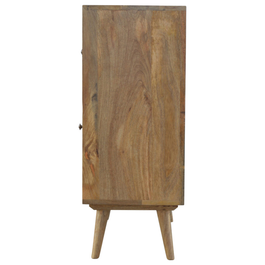 in144 scandinavian styled solid wood multi drawer cabinet