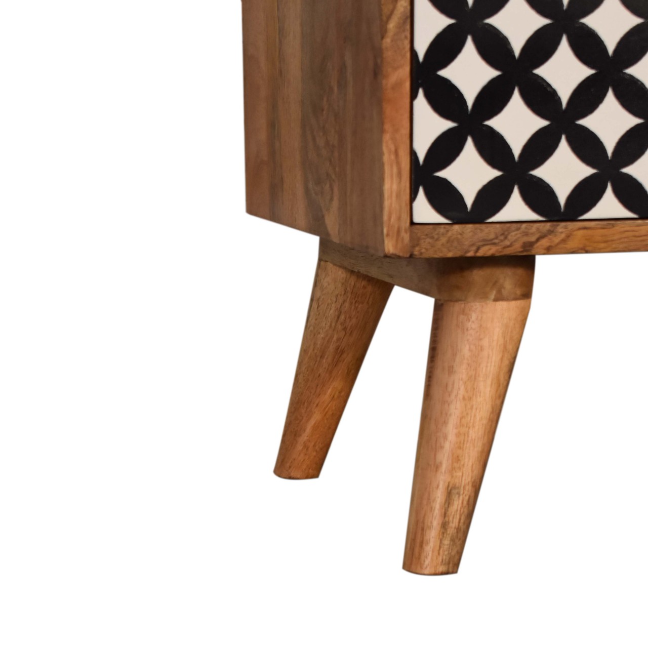 in1515 diamond screen printed bedside