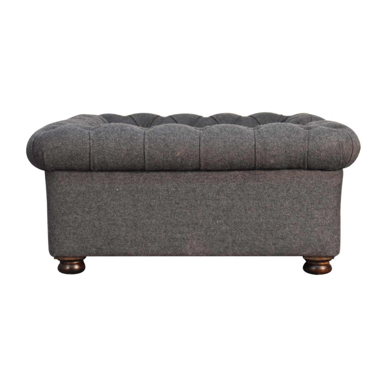 in1590 battleship tweed deep button pet sofa bed