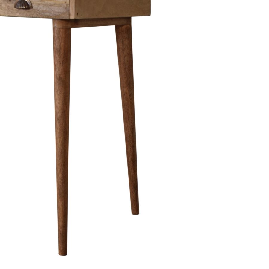 in1608 nordic style gallery back writing desk with cable access