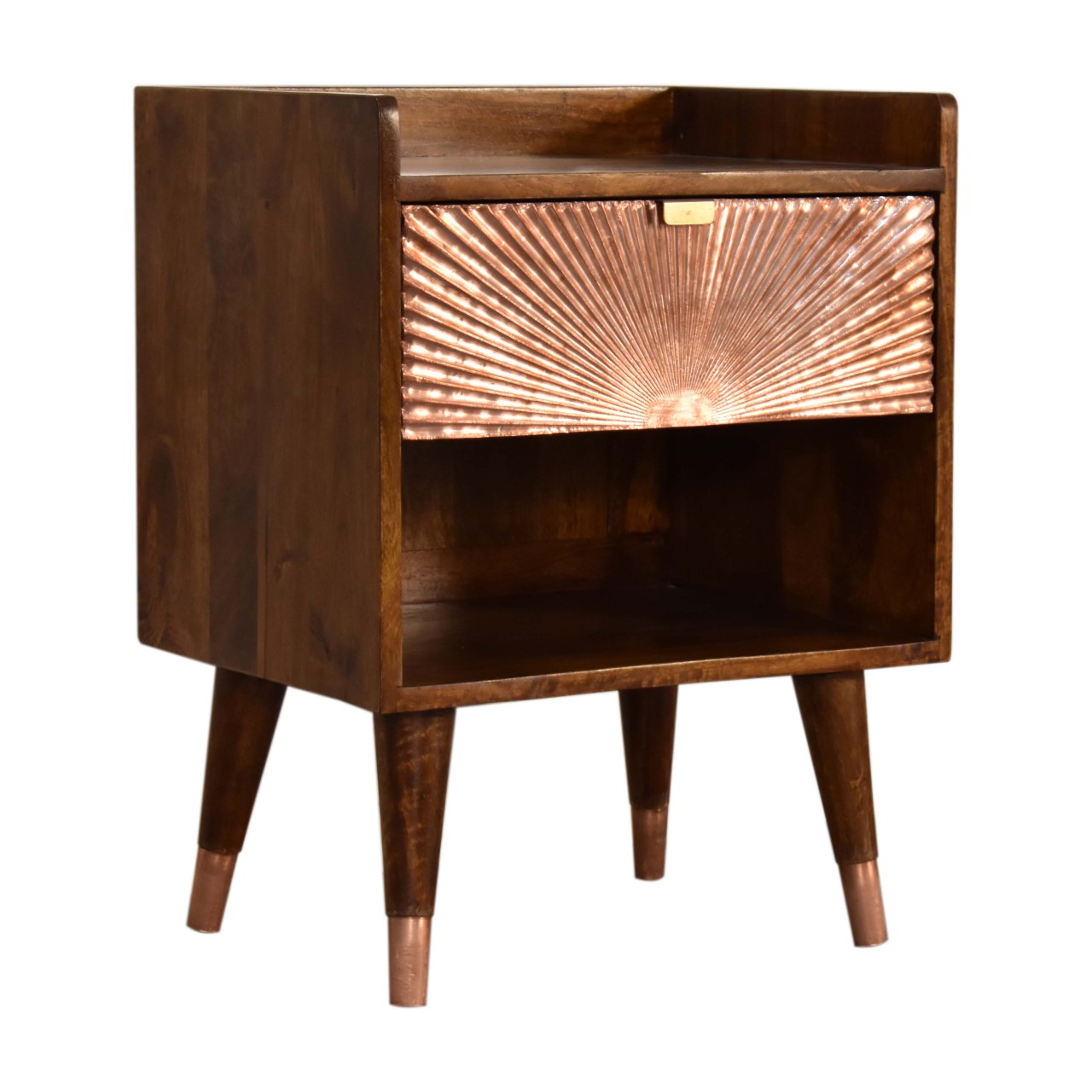 in1623 manila copper 1 drawer bedside