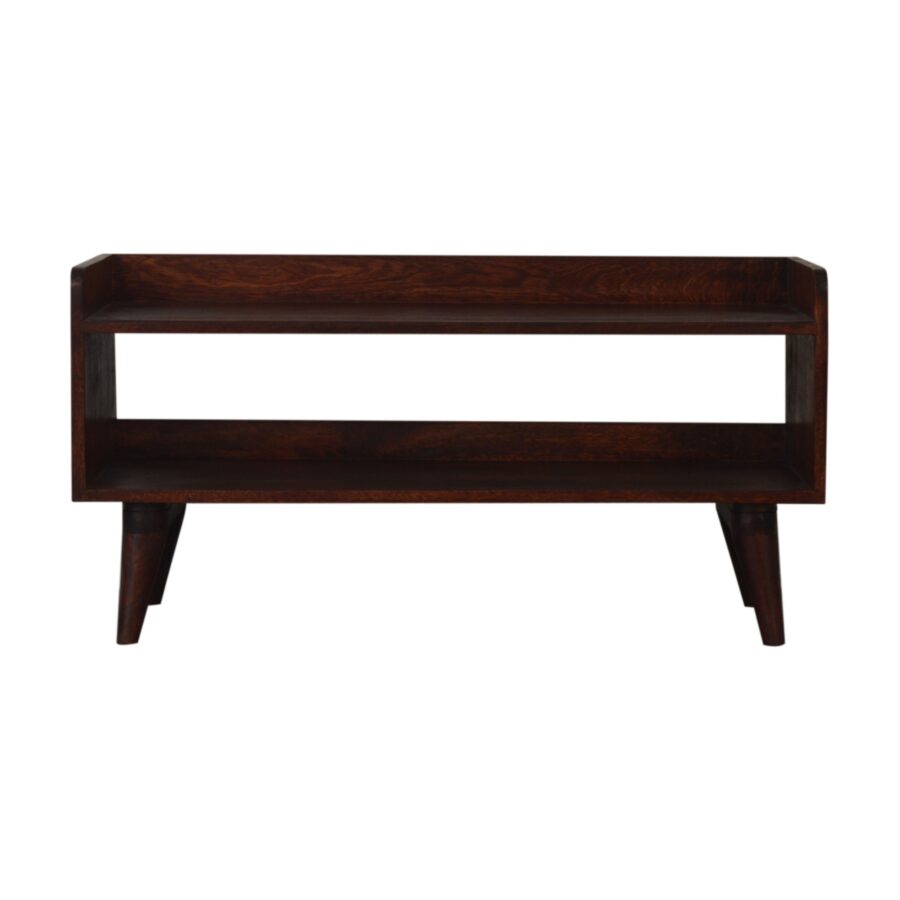 in2106 nordic style open shoe storage bench