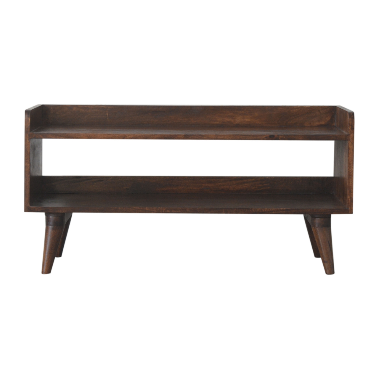 in2107 nordic walnut finish storage bench