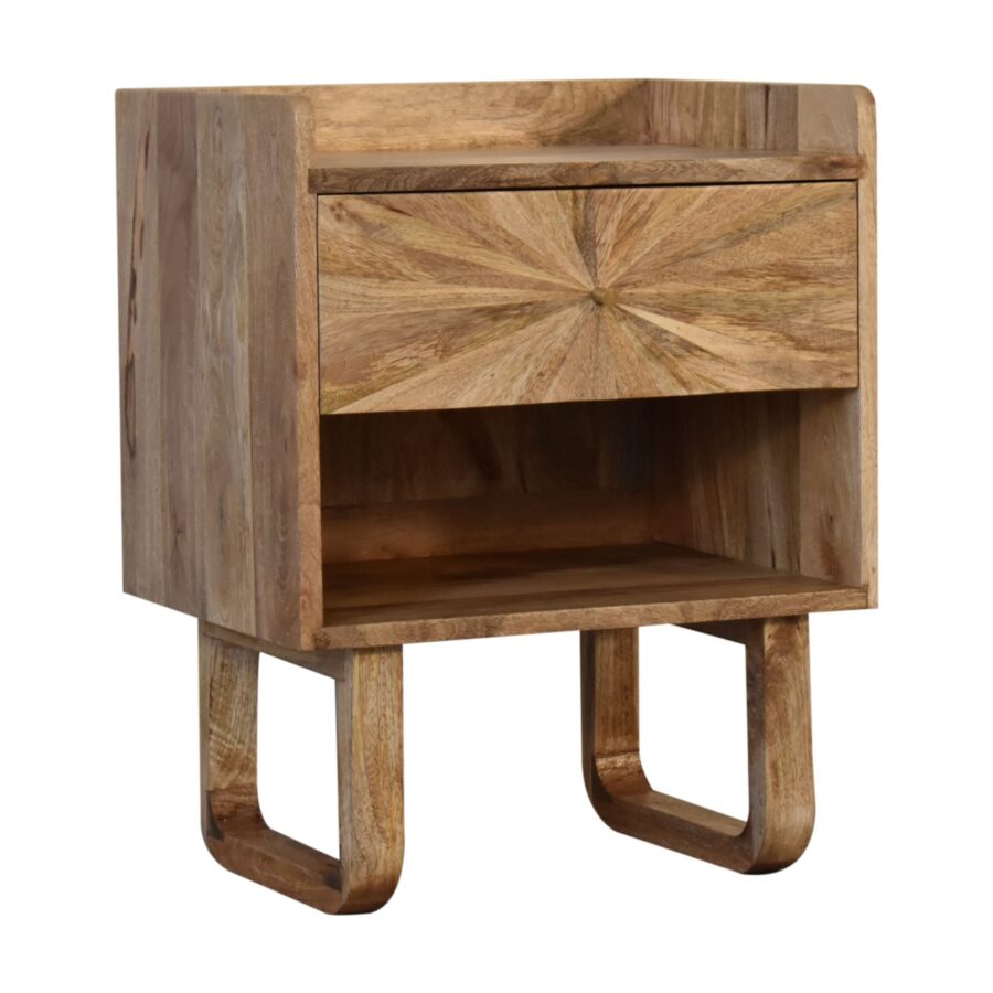 in2140 u shape sunrise bedside with open slot