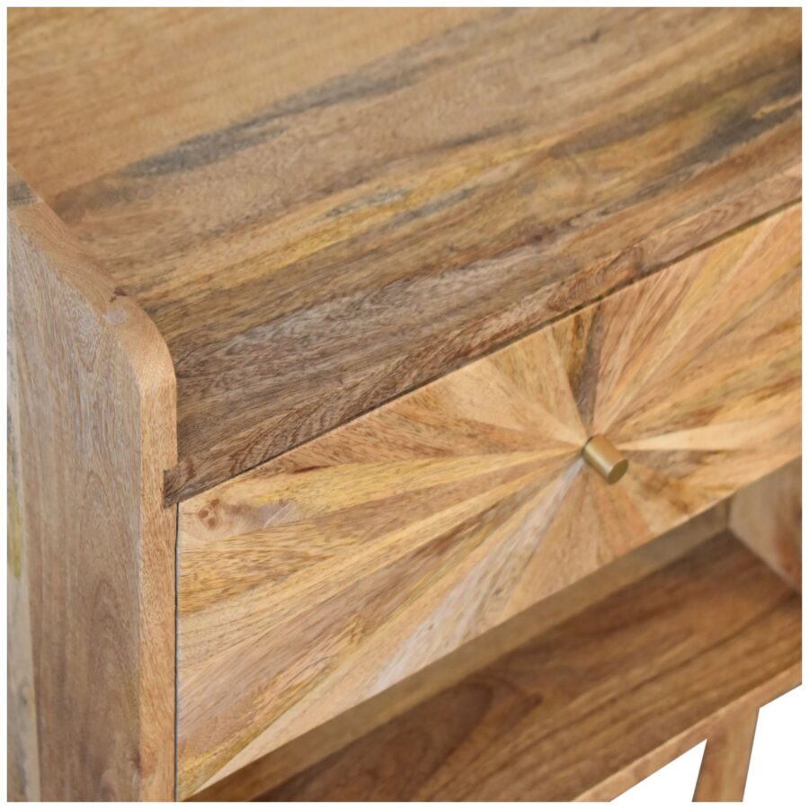 in2140 u shape sunrise bedside with open slot