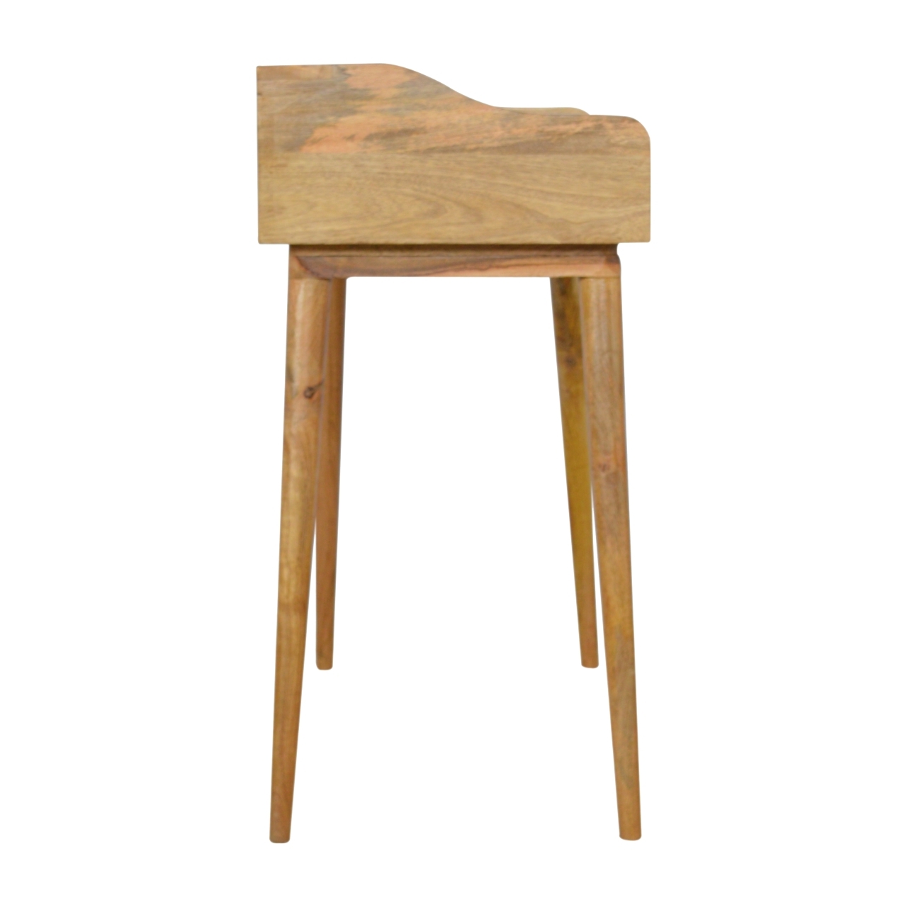 in217 grey painted gallery back writing desk