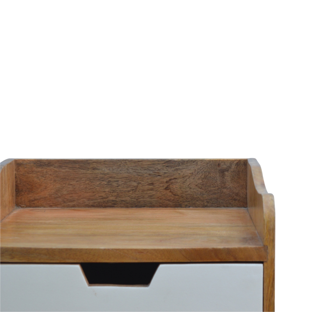 in277 green gradient 3 drawer hand painted bedside