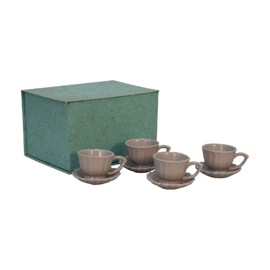 in3108 nude petal mug set of 4