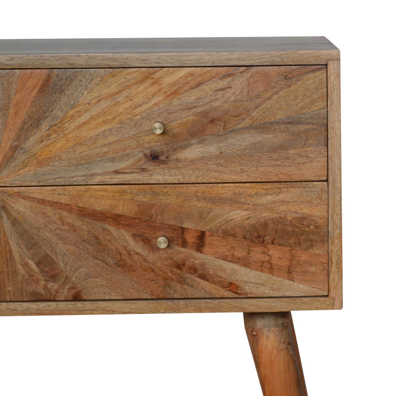 in748 sunrise patterned console table