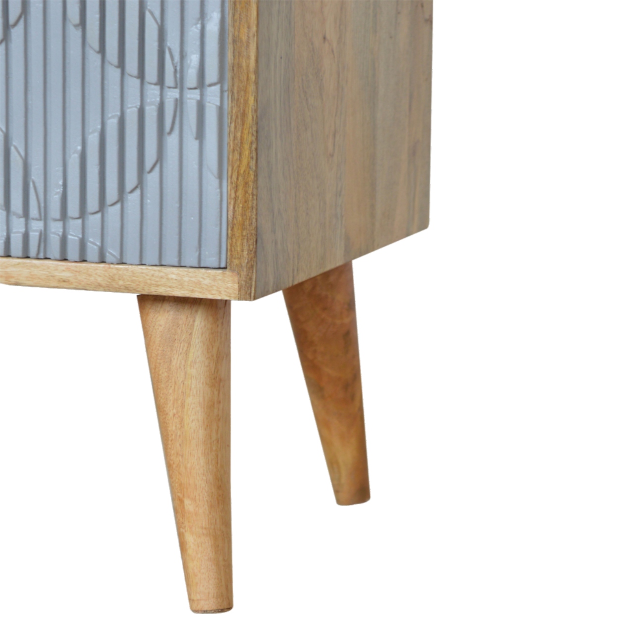 in919 geometric carved bedside