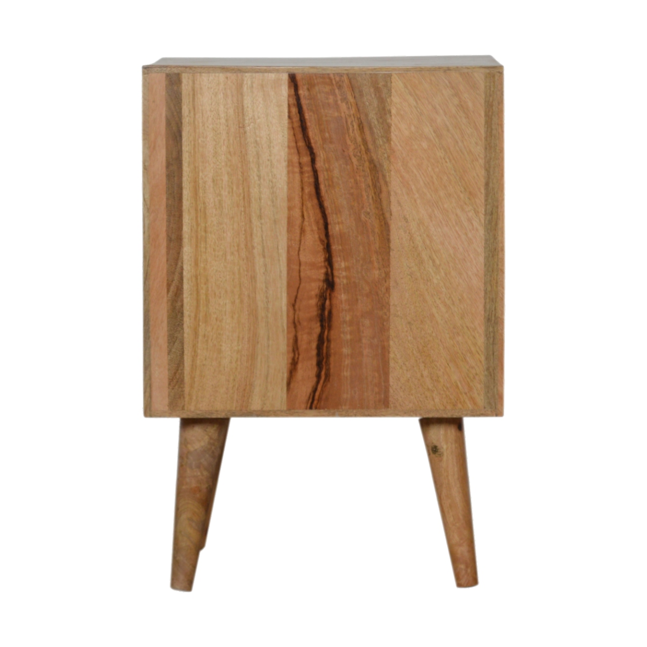 in919 geometric carved bedside