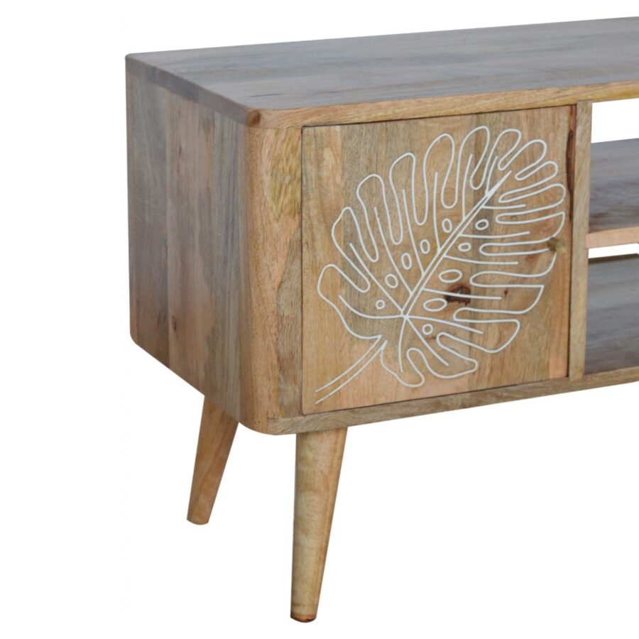 in950 leaf resin entertainment unit
