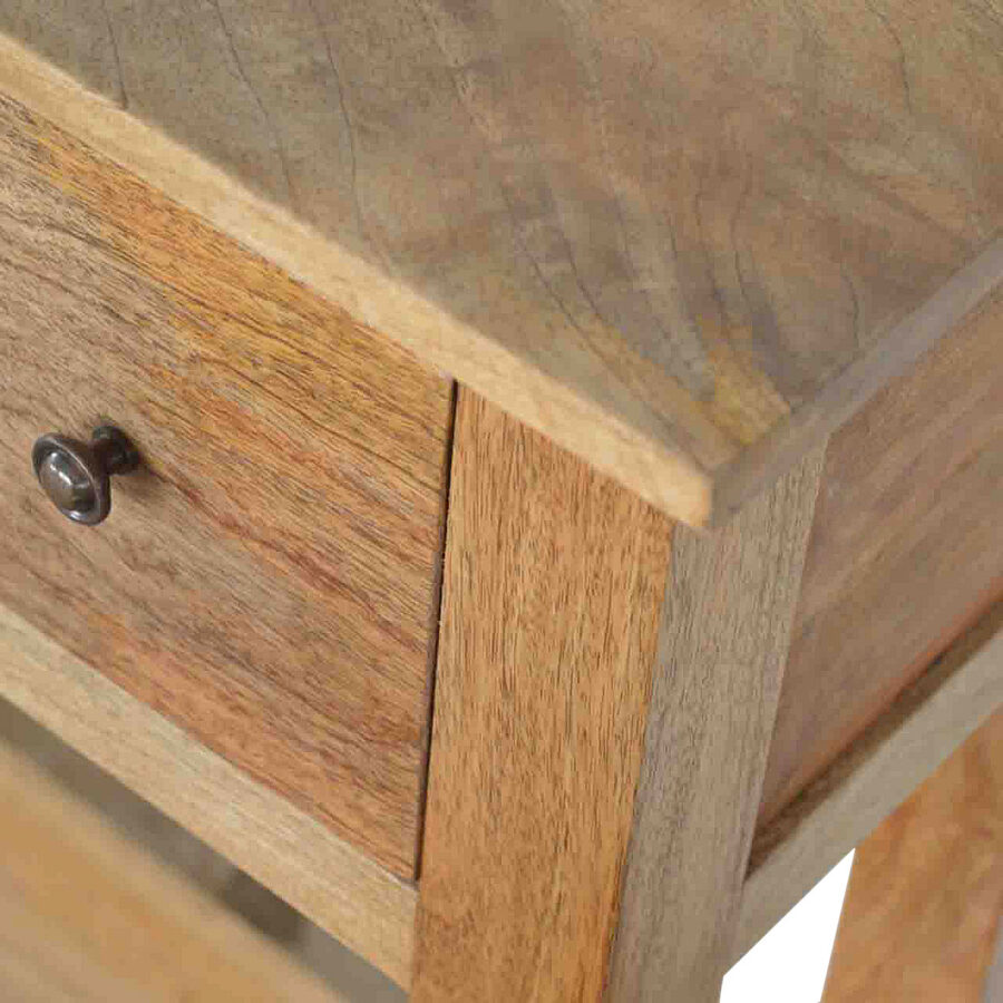 country style coffee table with 4 drawers