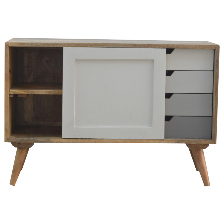 in136 grey gradient sliding sideboard