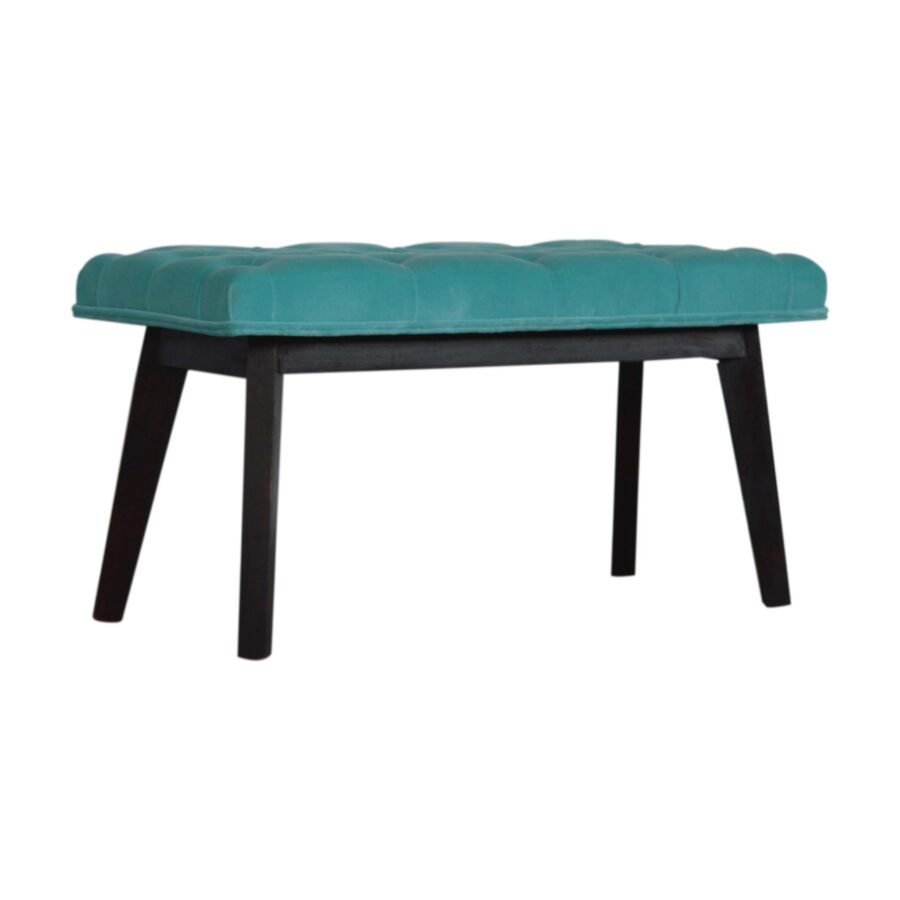 in1421 nordic style turquoise bench