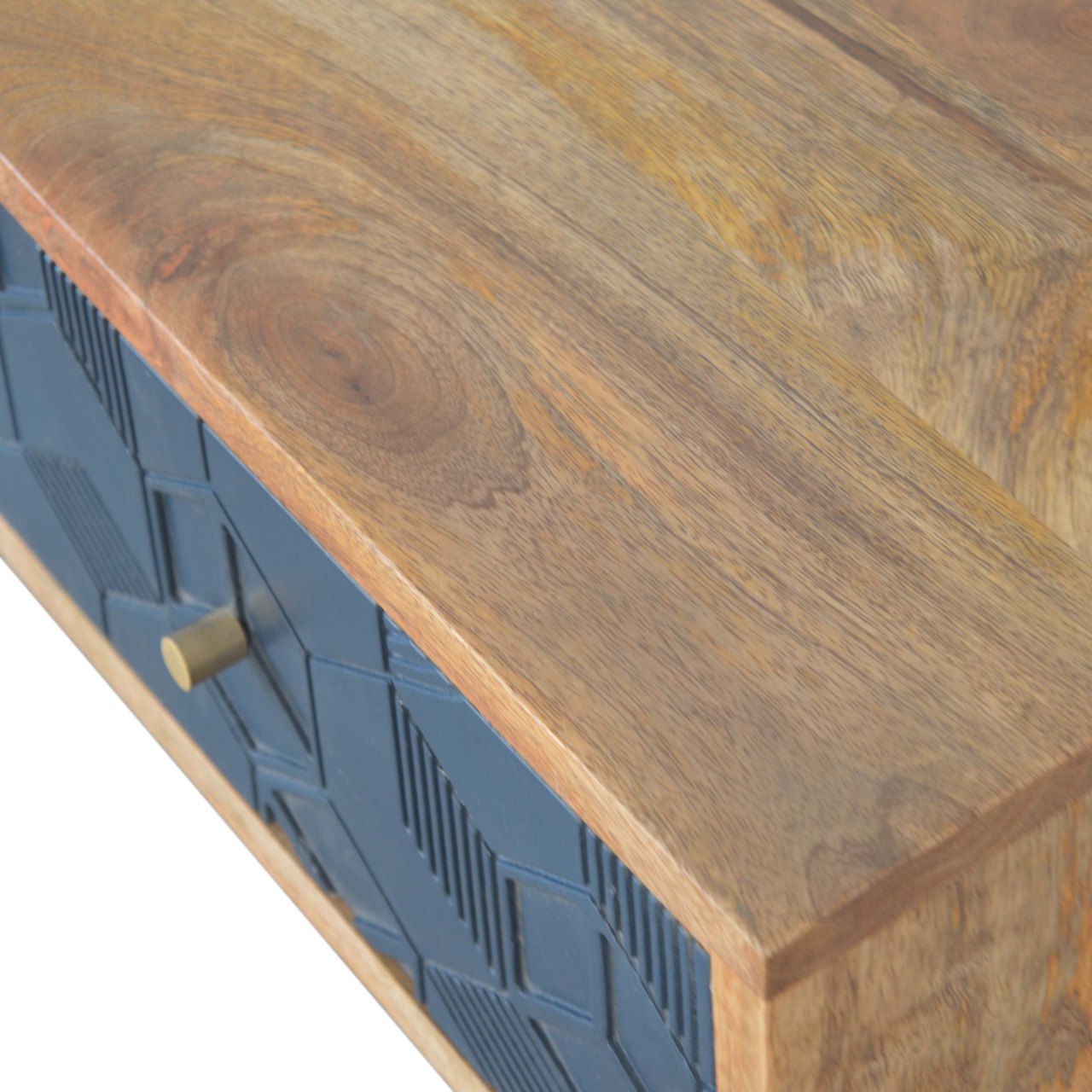 in1536 acadia black console table