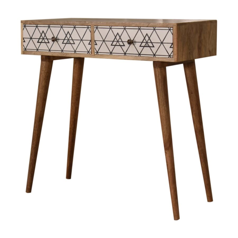 in1559 triangular console table