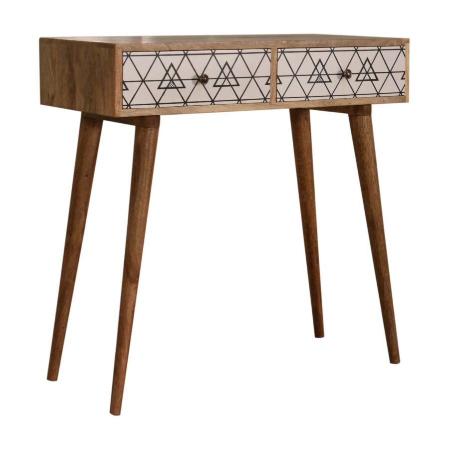 in1559 triangular console table