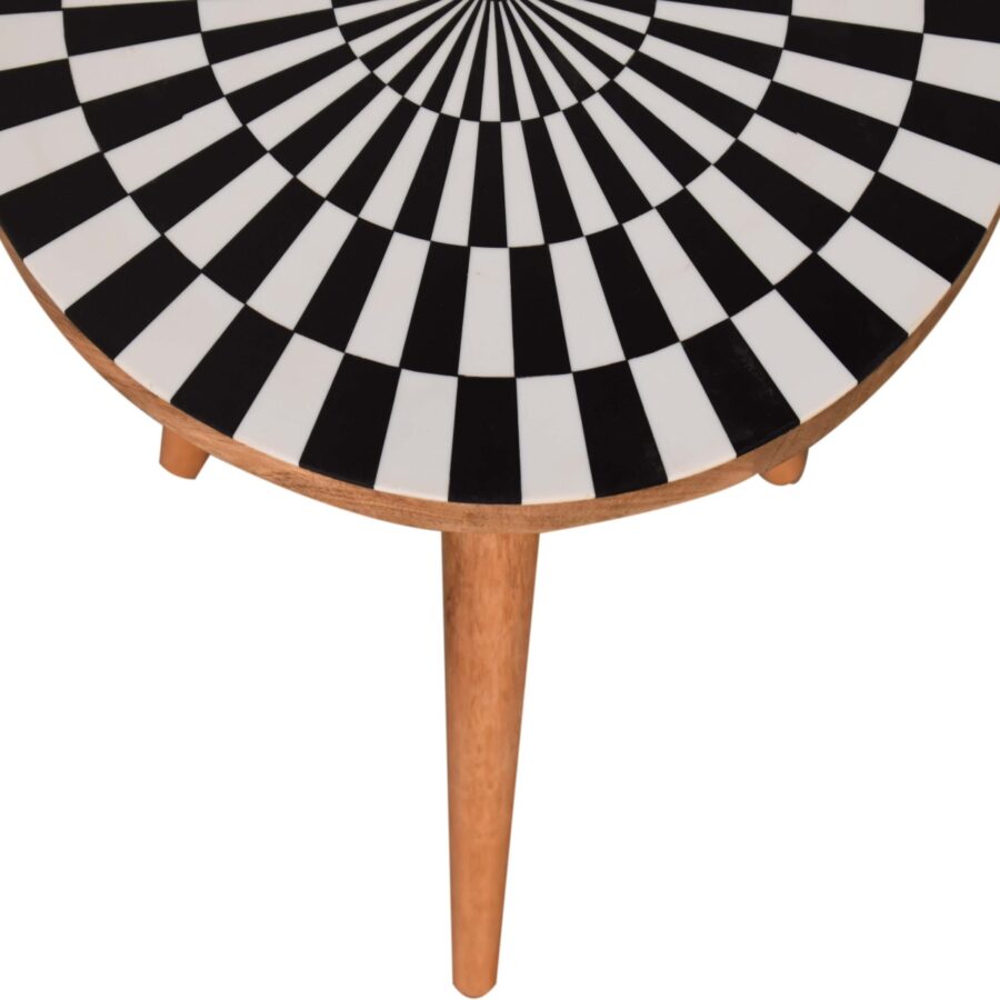 in1579 spiral end table