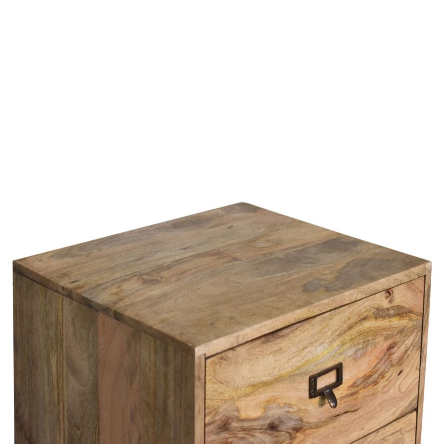 in1718 oak ish filing cabinet