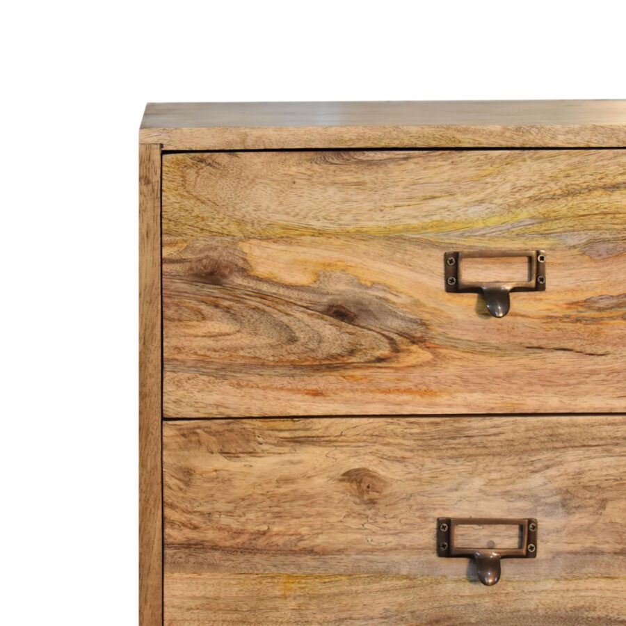 in1718 oak ish filing cabinet