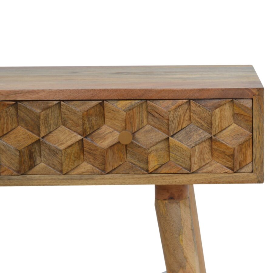 in700 cube carved console table