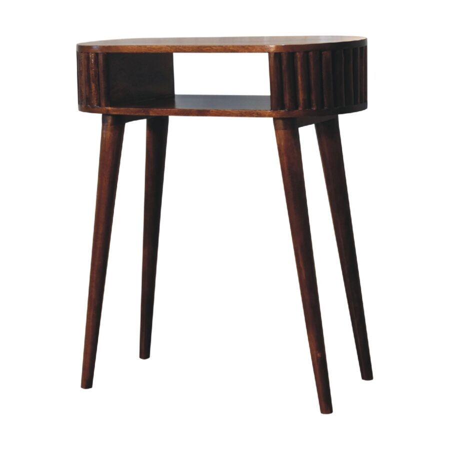 in3596 stripe chestnut writing desk