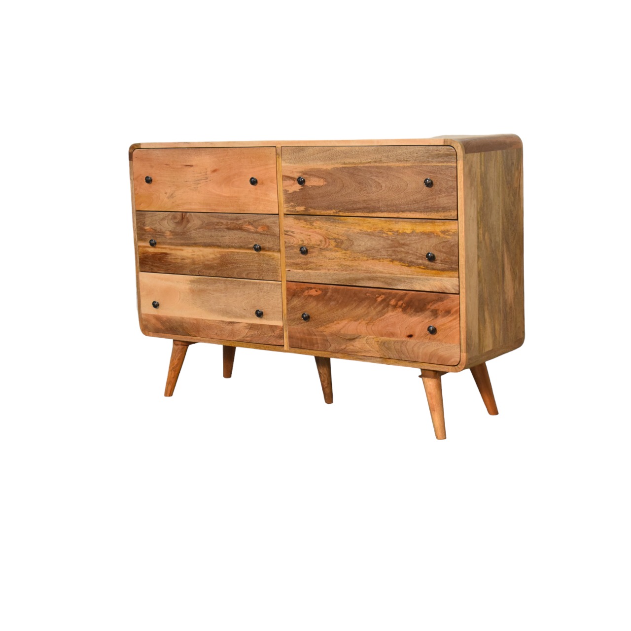 in3612 large curved oak ish chest