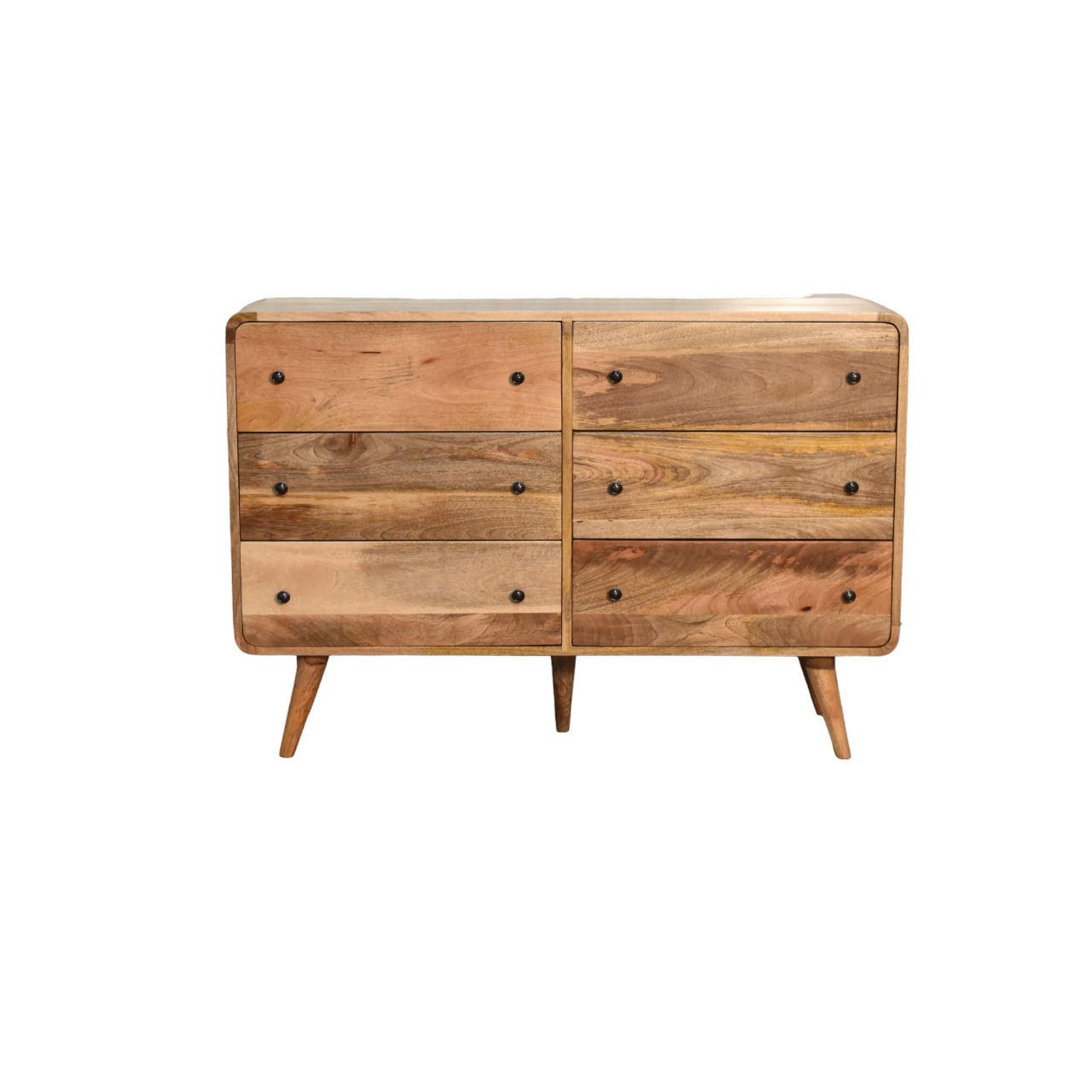 in3612 large curved oak ish chest