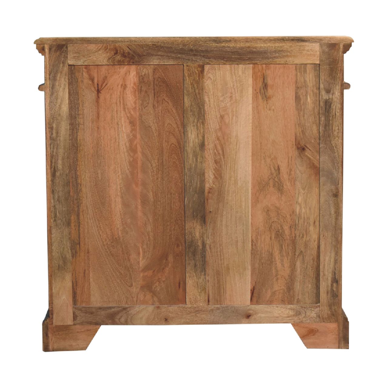 Wooden crate isolated on white background.