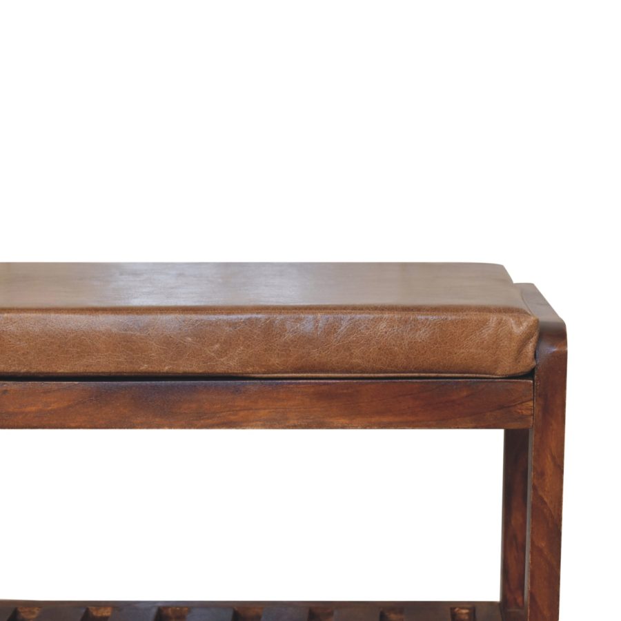 Buffalo Slatted Hallway Bench - Image 5