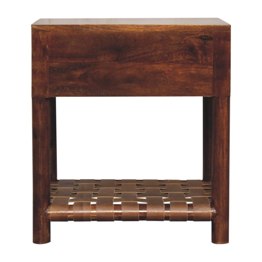 Chestnut T-Bar Bedside - Image 11