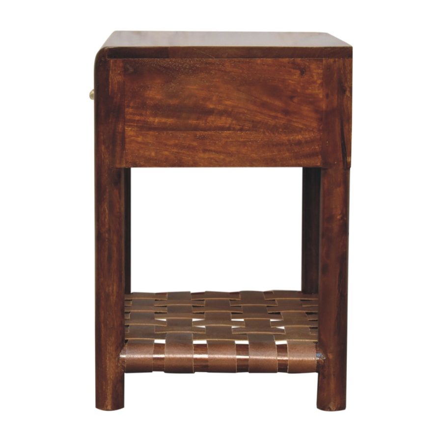 Chestnut T-Bar Bedside - Image 10