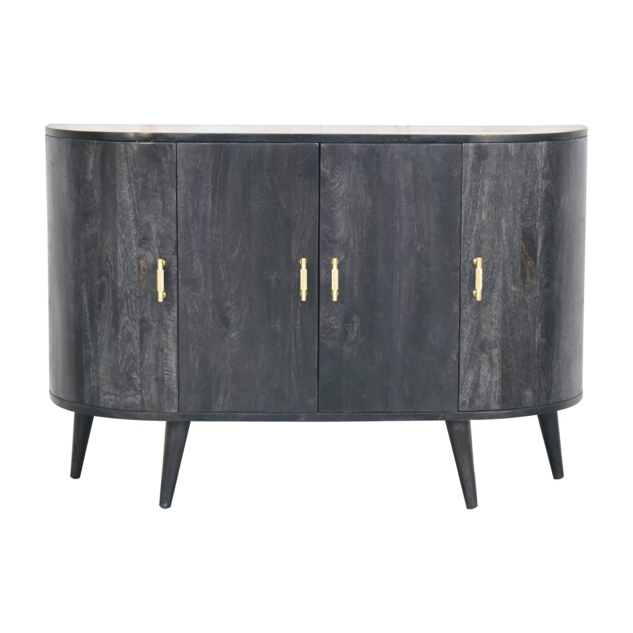 Ash Black T-Bar Quad Cabinet - Image 2